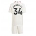 Manchester United Donny van de Beek #34 Dětské Oblečení 3rd Dres 2023-24 Krátkým Rukávem (+ trenýrky)
